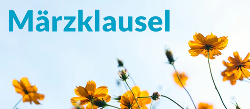 Märzklausel bei Einmalzahlungen